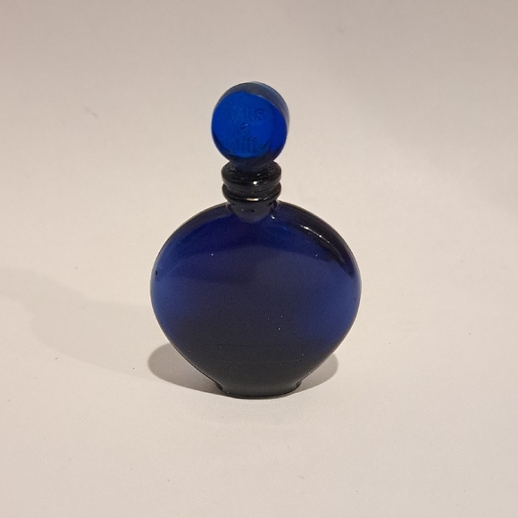 Lalique Other - Mini R.Lalique Designed Cobalt "WORTH" Perfume Bottle Empty Art Deco EUC